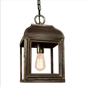 Lampe suspendue de <span class=keywords><strong>cuisine</strong></span> vintage XZ, lanterne en métal, cage, bougie, luminaires LED, lustres, lampes suspendues de chevet, vintage - Product Image 3