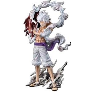 Figurine Luffy de dessin animé Luffy figurines de 25cm Luffy pour garçon mignon Statue Pvc modèle décoration poupée bureau cadeaux d'anniversaire - Product Image 4