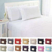Ensemble de drap housse en polyester de haute qualité taille personnalisée ensemble de drap de lit housse de couette Queen King