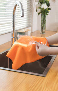 Chiffon en microfibre <span class=keywords><strong>doux</strong></span> et très absorbant pour le polissage des vitres de voiture et le nettoyage de la cuisine Serviettes de voiture - Product Image 3