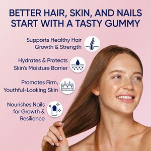 Gummies de collagène à marque privée OEM/ODM, supplément pour cheveux, peau et ongles, bonbons vitaminés à croquer pour adultes - Product Image 6