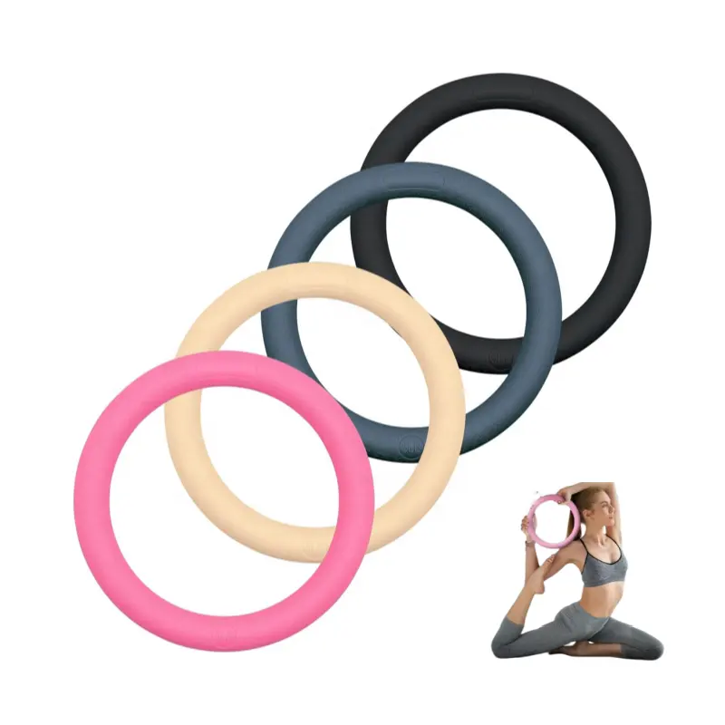 New Fashion Pilates Power Circle Silicone Power Ring Dumbbell Power Ring For Home Gym Fitness Body Building