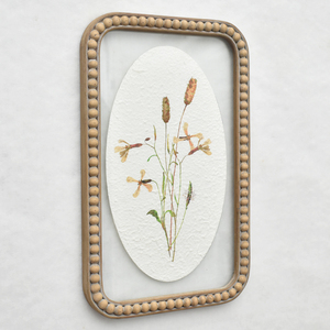Marco de cuentas de <span class=keywords><strong>madera</strong></span> pintura decorativa arte de pared impresión, flor minimalista botánico francés <span class=keywords><strong>Vintage</strong></span> dormitorio pintura decorativa - Product Image 6
