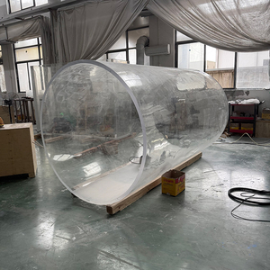 Livraison rapide, aquarium cylindrique transparent personnalisé de <span class=keywords><strong>125</strong></span> gallons, décoration pour betta - Product Image 4