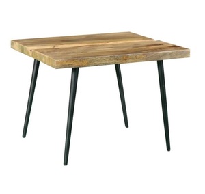 โต๊ะรับประทานอาหารวินเทจคลาสสิกคุณภาพสูงทันสมัยไม้มะม่วงอุตสาหกรรมขาเหล็กสำหรับบ้านร้านอาหารขายดี - Product Image 1