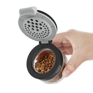 200 ml Cam Baharatlık, Çeşni Şişesi, 360 Derece Dönen Paslanmaz Çelik Baharatlık Rafı Düzenleyici Set - Product Image 3