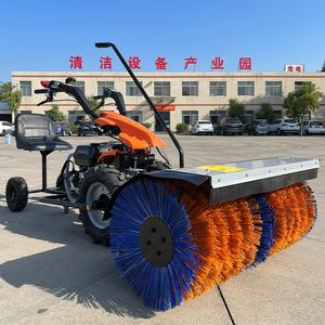 مكنسة ثلج احترافية بمحرك بنزين بقوة 15 حصان RUJIE مع تشغيل كهربائي يدوي عرض العمل 12 متر - Product Image 4