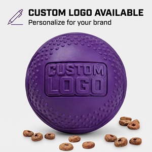 Jouet interactif pour chien violet personnalisé avec distributeur de friandises pour usage intérieur, taille moyenne, jouet pour animaux de compagnie en plastique à alimentation lente - Product Image 5