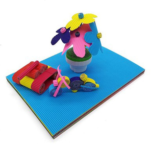 Feuilles de papier kraft ondulées à une face, accessoires artisanaux, en carton, bon marché, nouveau modèle - Product Image 4