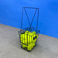 Accessoires de sport, panier à balles de tennis et de pickleball multifonctionnel et mobile, bac à balles de tennis portable pour ramasser les balles de tennis