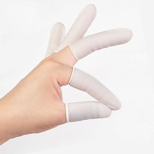 Youxingda - Dedales Desechables de Látex K75 Blancos Sin Polvo Antideslizantes para Maquillaje Permanente, Belleza y Uso Electrónico - Product Image 1
