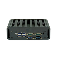 I3 I5 I7 Fanless Mini-PC Dual Lans 6 USB Micro Box PC Intel 6th 7th Gen Two Display Two COM Precio barato Industrial Mini PC