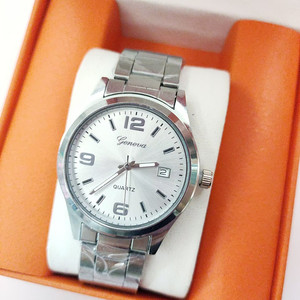 Orologio da Polso Casual da Uomo con Cinturino in Acciaio Inossidabile, Cassa in Lega, Movimento al Quarzo, 36mm, 20mm, Quadrante in Vetro, Scala Digitale, <span class=keywords><strong>Calendario</strong></span> - Product Image 3