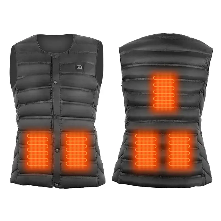 2023 Fashion 5 Zone Smart Heated Heated Vest Winter Men's Vests For Working And Daily Life