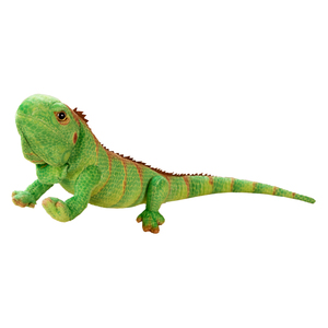 Juguete de peluche de lagarto de simulación de 65cm y 95cm, juguetes de animales de peluche de lagarto verde realista, regalos de promoción de zoológico para niños - Product Image 1