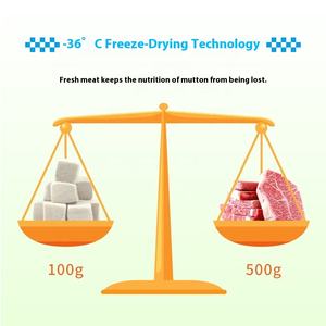 Snack <span class=keywords><strong>per</strong></span> Cani Liofilizzati ad Alto Contenuto Proteico con Taurina, Pollo, Anatra, Manzo, Cervo, Salmone, Quaglia, Vitamine e Minerali, Ecologici - Product Image 4