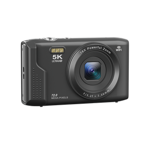 5K HD डिजिटल कैमरा छात्र परिसर किशोर वयस्क शुरुआती के लिए फ्लैश लाइट के साथ रेट्रो cd कैमरा - Product Image 1