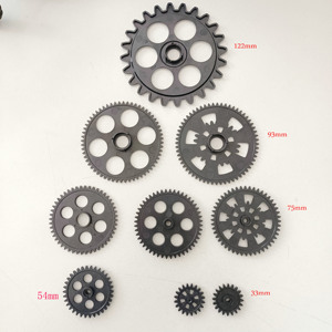 Set di <span class=keywords><strong>ingranaggi</strong></span> in plastica da 9 pezzi con movimento rotante per parti di orologi da <span class=keywords><strong>parete</strong></span> - Product Image 2