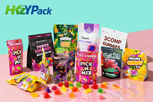 3.5g 7g 14g 28g Smell Proof Resealable UV Printed Quality <b>Mylar</b> <b>Bags</b> for Gummy Candy Tobacco Herb Flower Food Packaging - Product Image 2