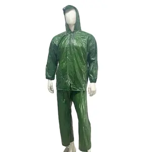 PVC分体雨衣防水雨衣塑料雨衣配裤子