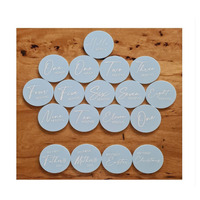 Acryl maandelijkse mijlpaalkaarten voor baby's, baby maandkaarten, baby maandwijzers, baby foto props, mijlpaalkaarten