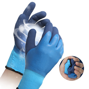 قفازات شتوية للسلامة من XINGYU الأكثر مبيعاً قفازات شتوية مقاومة للماء مقاومة للبرد في الشتاء قفازات عمل من اللاتكس - Product Image 5