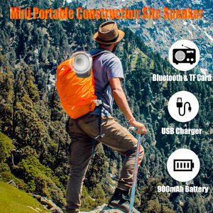 Mini haut-parleur portable sans fil rechargeable <span class=keywords><strong>avec</strong></span> télécommande infrarouge, <span class=keywords><strong>radio</strong></span> pour téléphone portable et lecteur <span class=keywords><strong>de</strong></span> musique pour <span class=keywords><strong>chantier</strong></span> - Product Image 2