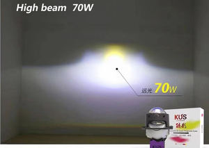 เลนส์โปรเจคเตอร์เลเซอร์ KUS ปี <span class=keywords><strong>2022</strong></span> ความสว่าง 8000LM 6000K กันน้ำระดับ IP67 ใช้ไฟ 12V สำหรับรถยนต์รุ่น A3/A1/A4 - Product Image 3