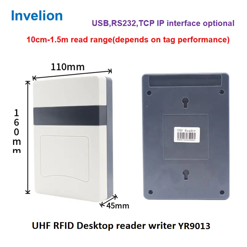 860 all'ingrosso ~ 960MHz 6C Tag di controllo delle schede di accesso lettore Desktop USB UHF RFID Reader Writer