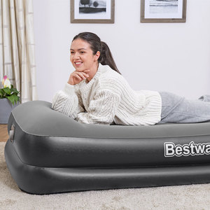 Matelas gonflable Bestway 67401 Modern Flocked Surface <span class=keywords><strong>Tritech</strong></span>, double, avec pompe AC intégrée, pour chambre à coucher - Product Image 5