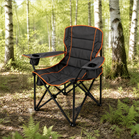 Fauteuil pliant Oxford en acier moderne personnalisé, extra large, léger, durable, portable, pour le camping, la pêche, le pique-nique