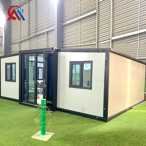 Luxe 20 ft uitklapbare container vouwhuis, draagbare modulaire containerwoning te koop - Product Image 3