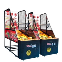Machines de jeux de basket-ball d'arcade électronique d'intérieur pour enfants adultes Machine de basket-ball de jeu interactif de compétition à pièces