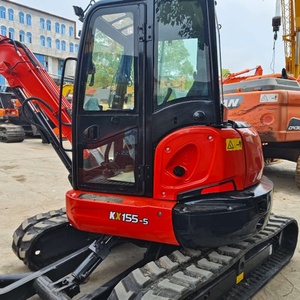 Escavatore Compatto Usato in Vendita KUBOTA 155-5 Classe 5-6 Tonnellate con Cingoli in Gomma per Lavori di Paesaggistica e Agricoltura 155-3 - Product Image 3