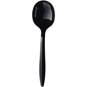 Cuchara de Sopa Desechable de Polipropileno Negro de Peso Medio, 1000 Unidades por Caja - Product Image 1
