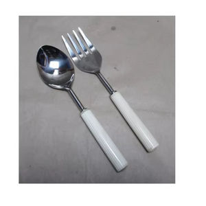 Ensemble de couverts en acier inoxydable poli de qualité supérieure, finition miroir, manche en résine, pour hôtels et restaurants, qualité alimentaire, fournisseur export - Product Image 1