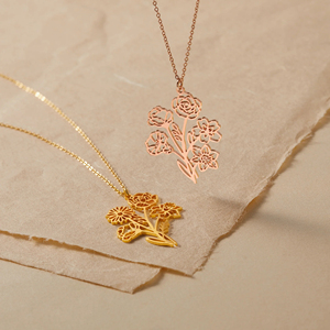 Collar <span class=keywords><strong>de</strong></span> Cadena con Eslabones <span class=keywords><strong>de</strong></span> Acero <span class=keywords><strong>de</strong></span> Titanio con Flor <span class=keywords><strong>de</strong></span> Nacimiento <span class=keywords><strong>de</strong></span> <span class=keywords><strong>Diciembre</strong></span>, para Mujer, Personalizado, Regalo para el Día <span class=keywords><strong>de</strong></span> la Madre, Pascua, Navidad - Product Image 6