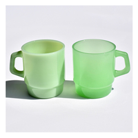 Chine Coloré Jade Sublimation Glitter Shimmer Verre Bière Peut Verre Tasse Avec Poignée