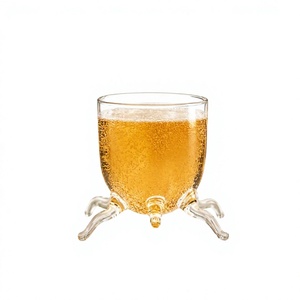 Verres à cocktail transparents en borosilicate faits à la main de 250 ml, sans plomb, coupe Martini, verres à Margarita, verrerie de bar réutilisable en gros - Product Image 2