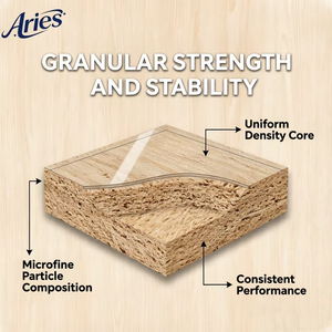 Panneaux de particules mélaminés E0 texture EIR pour meubles haut de gamme 18mm 4x8, contreplaqué filmé pour coffrage, finition chambre et cuisine - Product Image 2