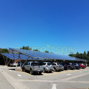 <span class=keywords><strong>Panneau</strong></span> photovoltaïque Offre Spéciale étanche en aluminium solaire photovoltaïque carport système de montage solaire Double abri de stationnement de voiture - Product Image 3