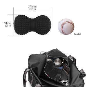 Fitness Muskelentspannungs-Vibrationsmassage-<span class=keywords><strong>Roller</strong></span> Physiotherapie Silikon-Erdnuss-Massagebälle - Product Image 3