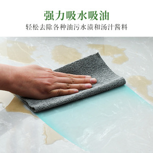Pull Out Microfiber Cleaning Cloth 20pcs 20x20cm Multipurpose Kitchen Dishcloth Rectangle Solid Color - Product Image 4