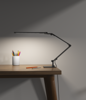 Lampe de bureau LED avec double source de lumière, interrupteur tactile/sensor infrarouge, réglage AC, CRI95, pour étudiants, lecture, dessin, conception