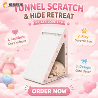 Grattoir pour chat en carton ondulé écologique, durable, haute densité, pour chats d'intérieur, vente en gros