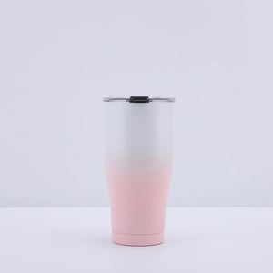 Vaso Térmico Curvo de 20oz, 30oz, 40oz, de Acero Inoxidable, Aislado al Vacío, de Doble Pared, con Tapa, Personalizado - Product Image 5
