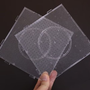 Planche de base transparente Perler Bean Board 2,6 m, outil de bricolage pour jeunes, jouet en plastique, poste de travail pour perles fusionnables - Product Image 2