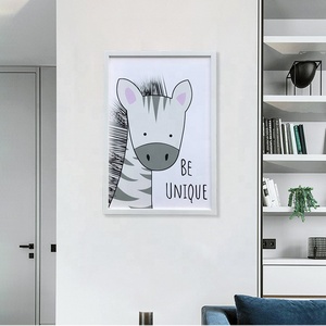 Casa moderna decoración minimalista arte kawai de <span class=keywords><strong>dibujos</strong></span> <span class=keywords><strong>animados</strong></span> de animales de spray de pintura de la lona - Product Image 3
