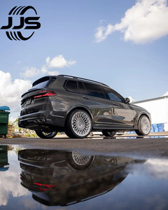 JJSEES 5x112 5x120 Jantes monobloc forgées brossées argentées compatibles avec <span class=keywords><strong>BMW</strong></span> Séries 2 3 4 5 8 M2 <span class=keywords><strong>M3</strong></span> M4 M5 M8 F87 G87 <span class=keywords><strong>E92</strong></span> G80 G82 F80 - Product Image 6