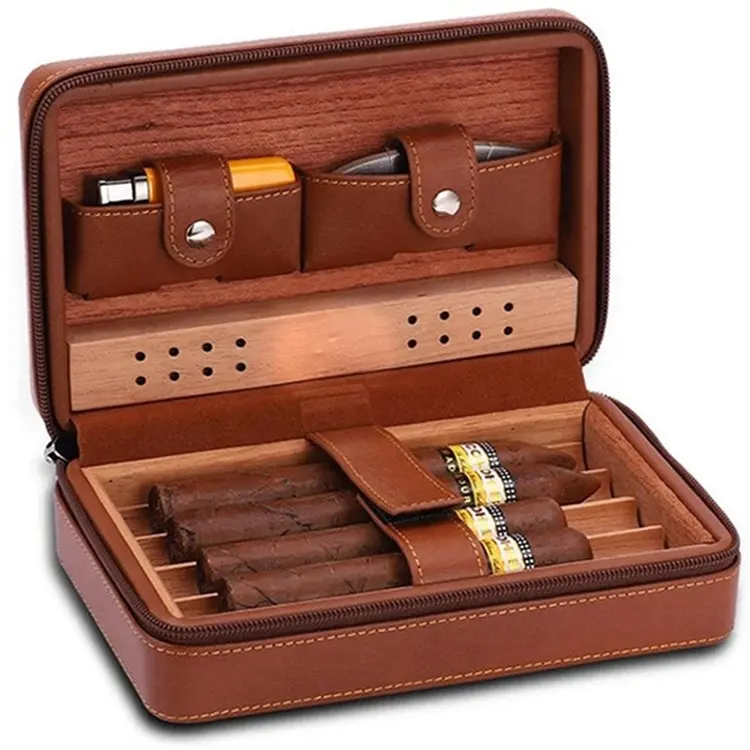 Acessórios de cigarros personalizados, acessórios de madeira personalizados, de pu